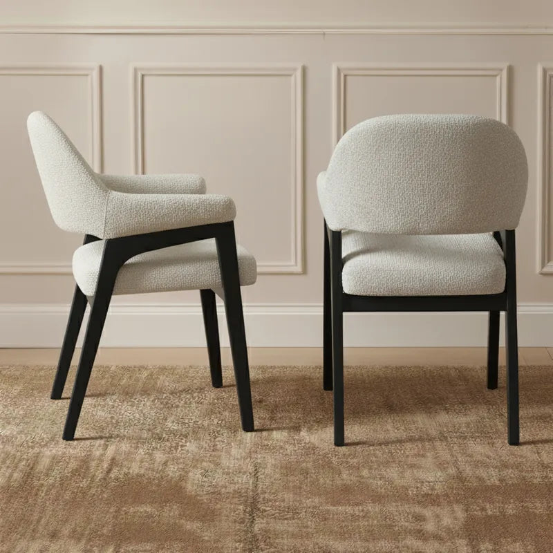 Koen Dining Armchair - Ivory