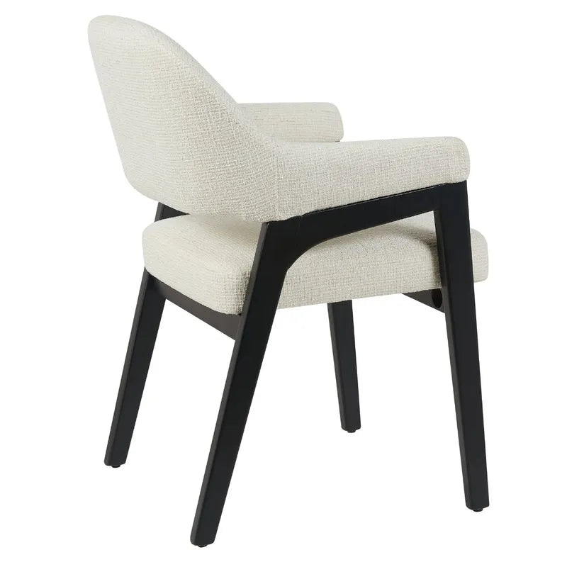 Koen Dining Armchair - Ivory