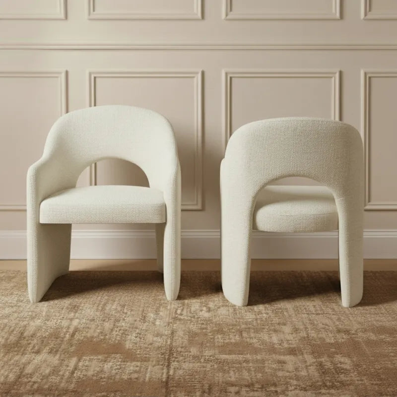 Bree Dining Armchair - Ivory