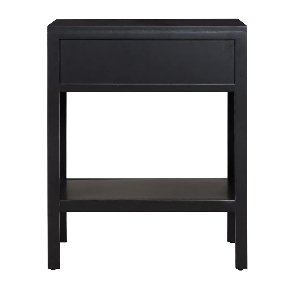 Santorini Bedside Table - Black