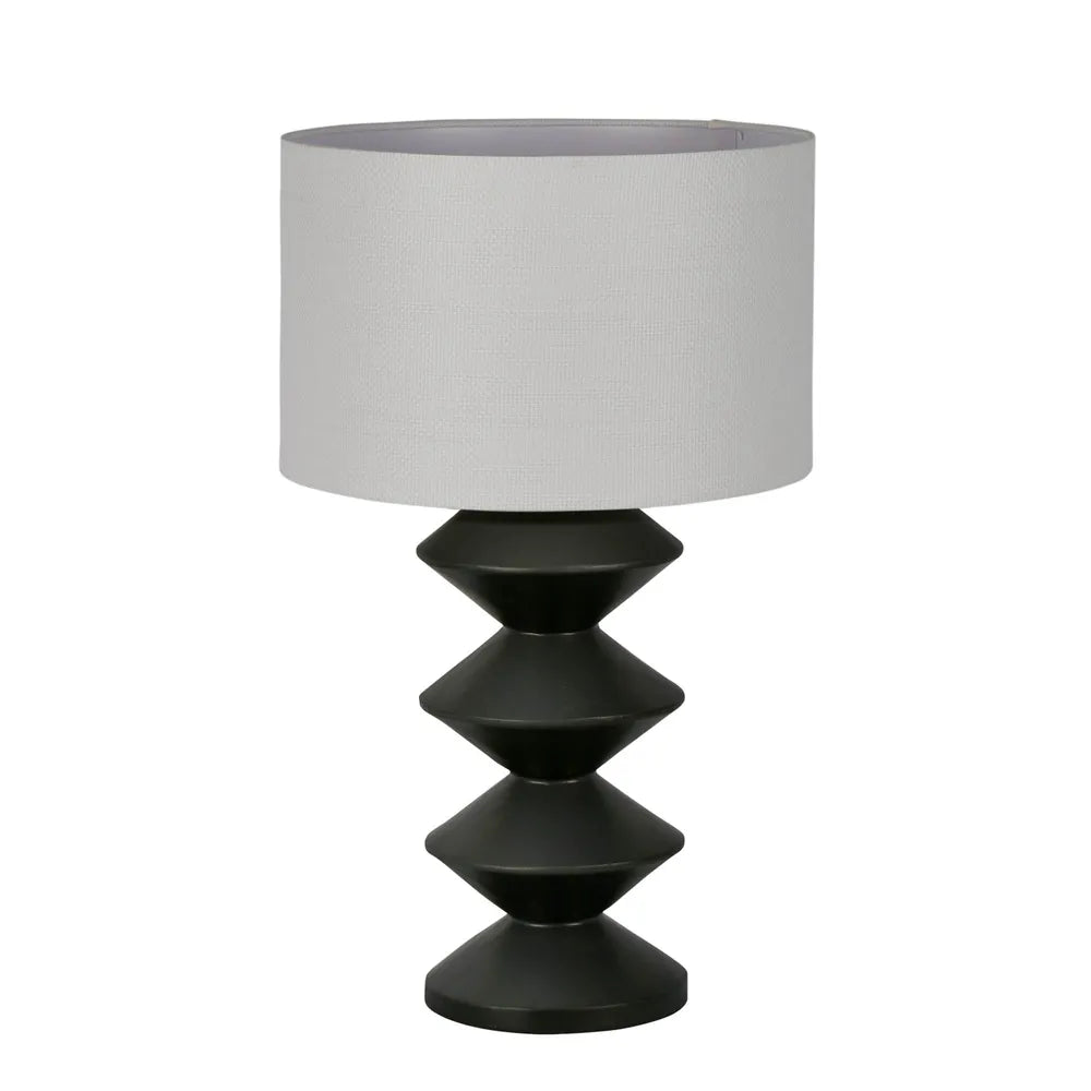 Black and deals grey lamp