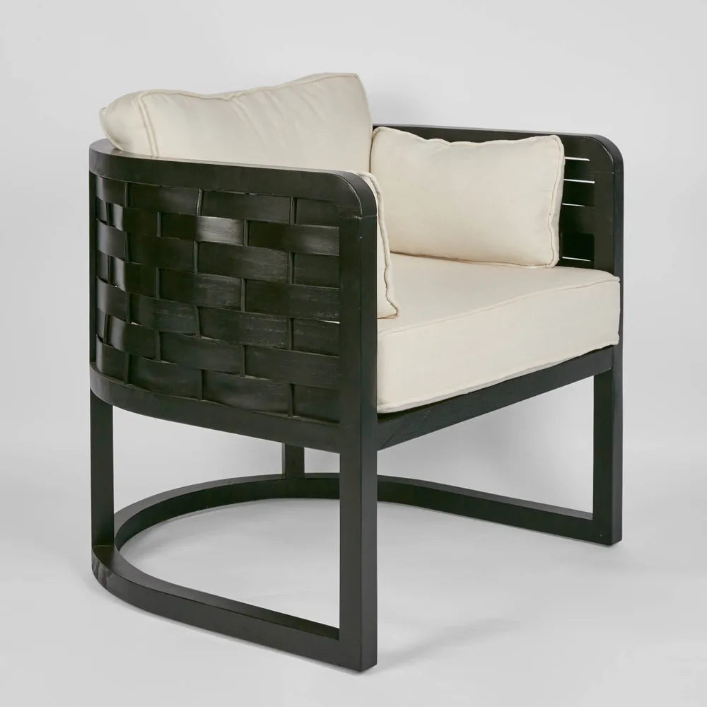Weave Lounge Chair - Black