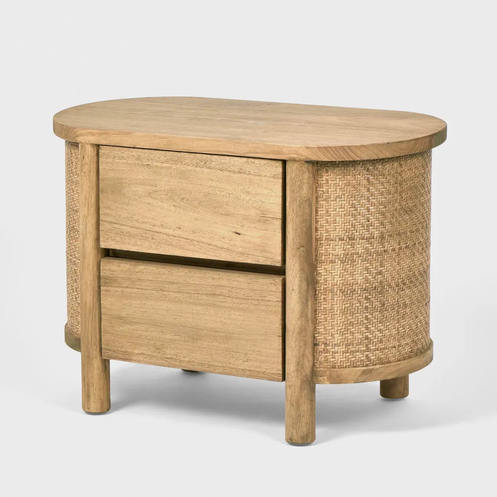 Coolum Bedside Table - Natural