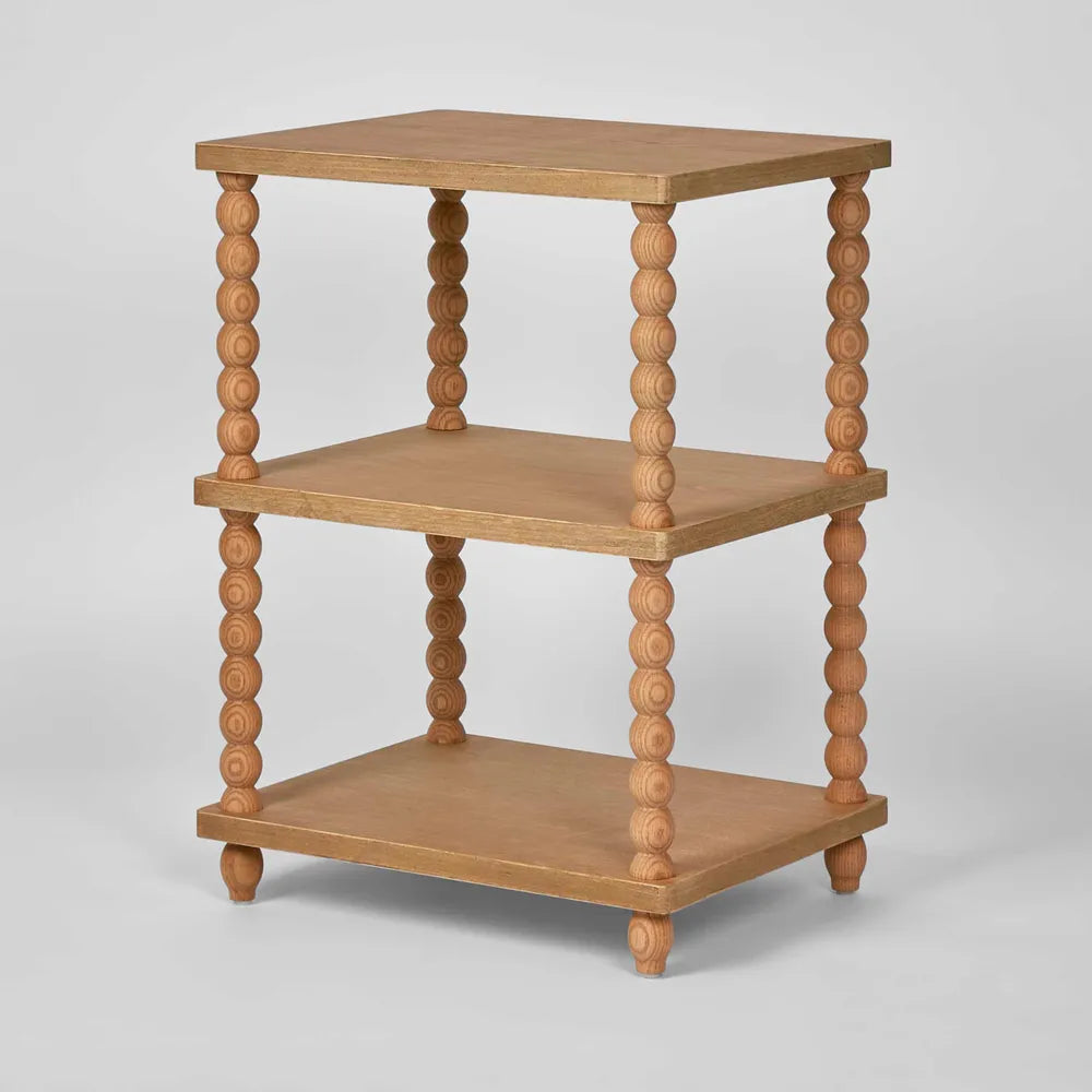 Bobbin Oak Side Table - Natural