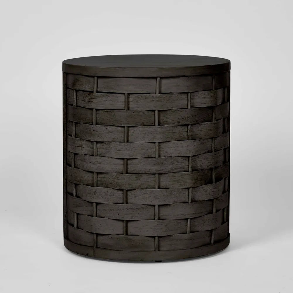 Weave Side Table - Black