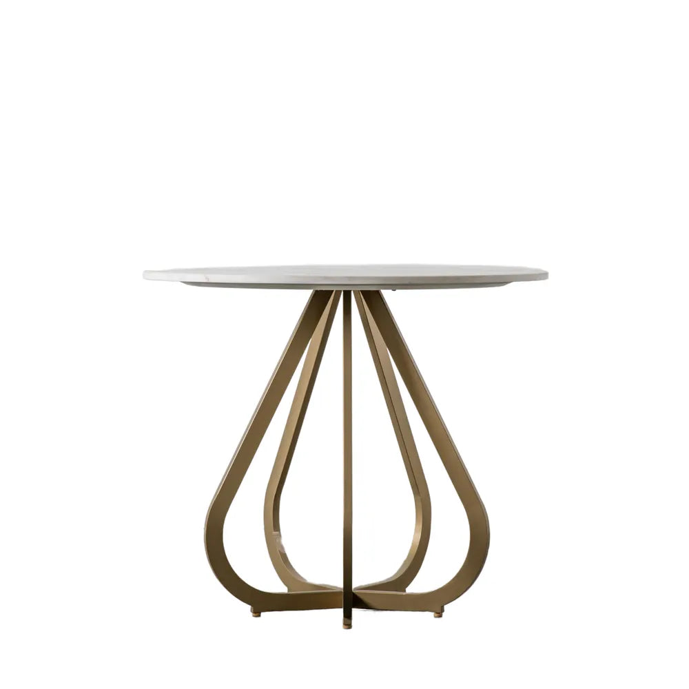 Moorgate Dining Table - Gold