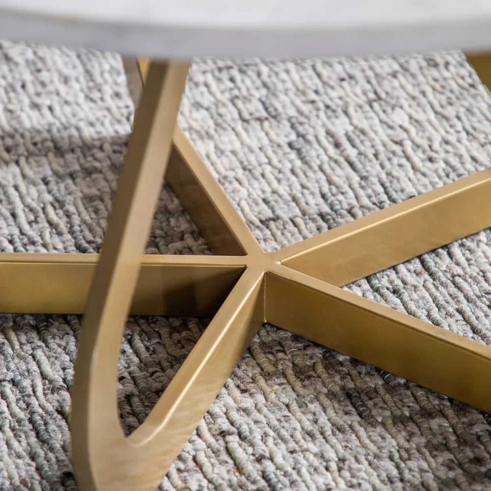 Moorgate Coffee Table - Gold