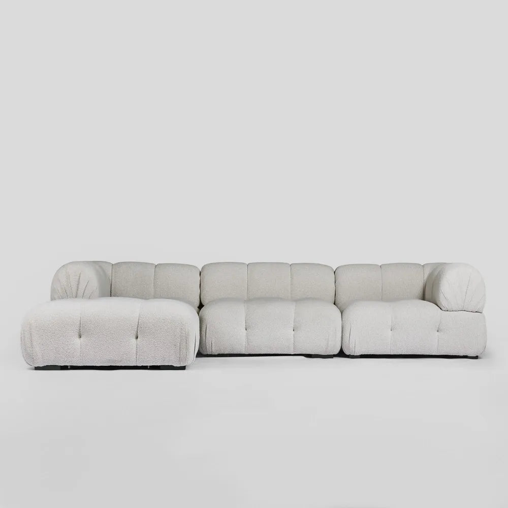 Hugo Modular Sofa - Corner Section - White