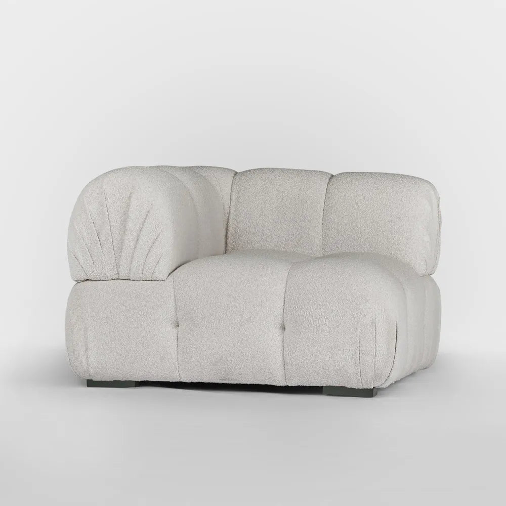 Hugo Modular Sofa - Corner Section - White