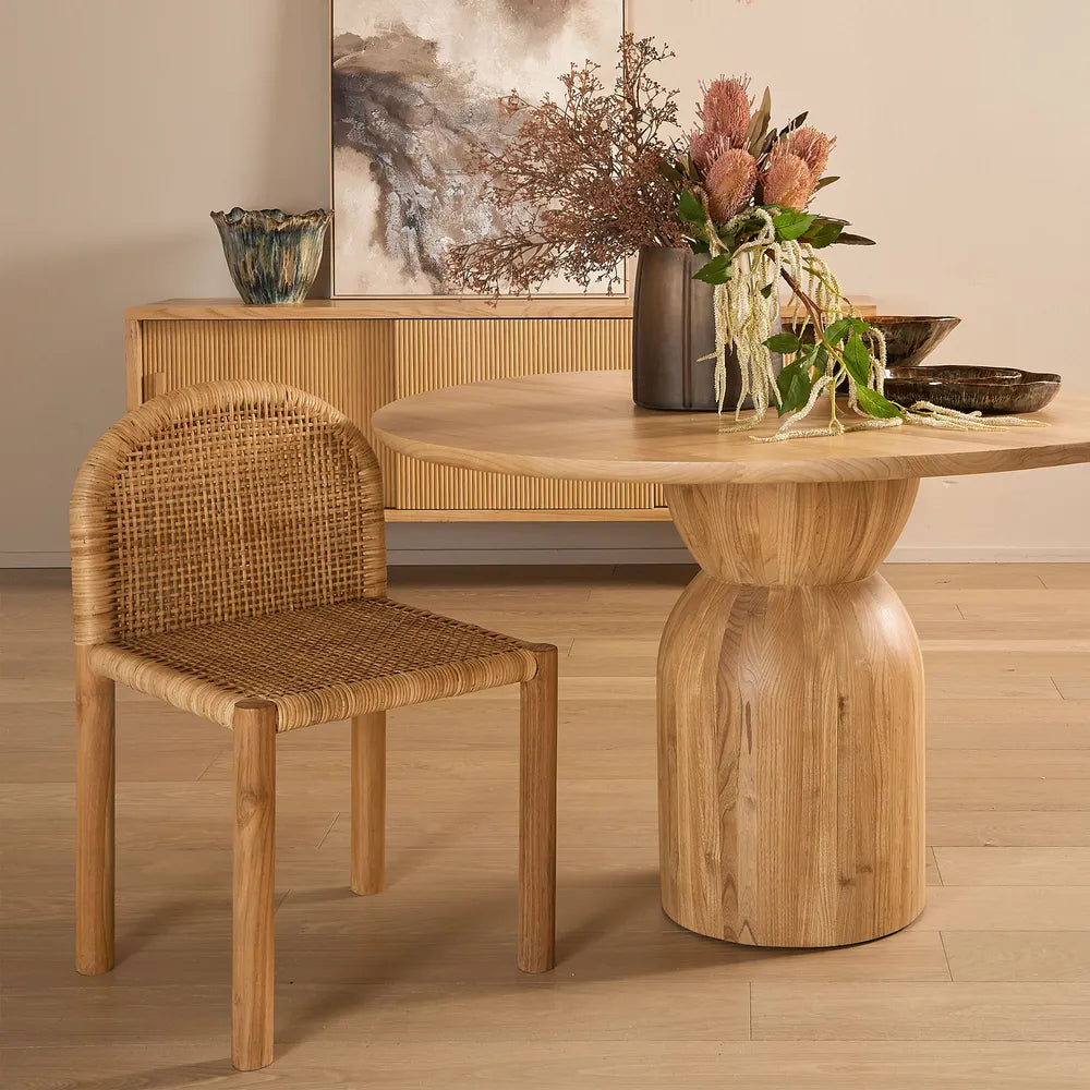 Olive Dining Table - Round - Natural