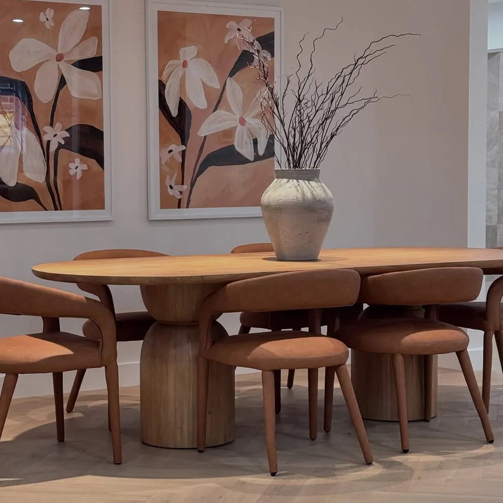 Olive Dining Table - Oval - Natural