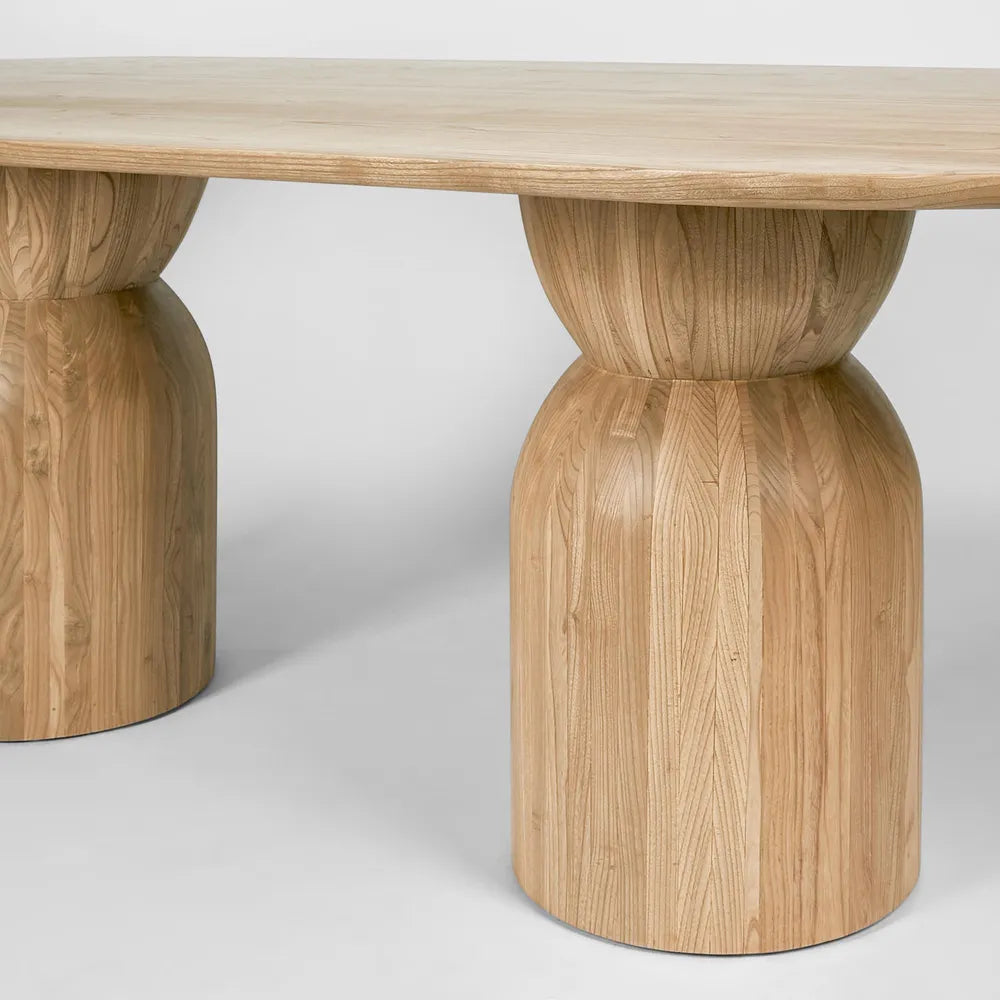 Olive Dining Table - Oval - Natural