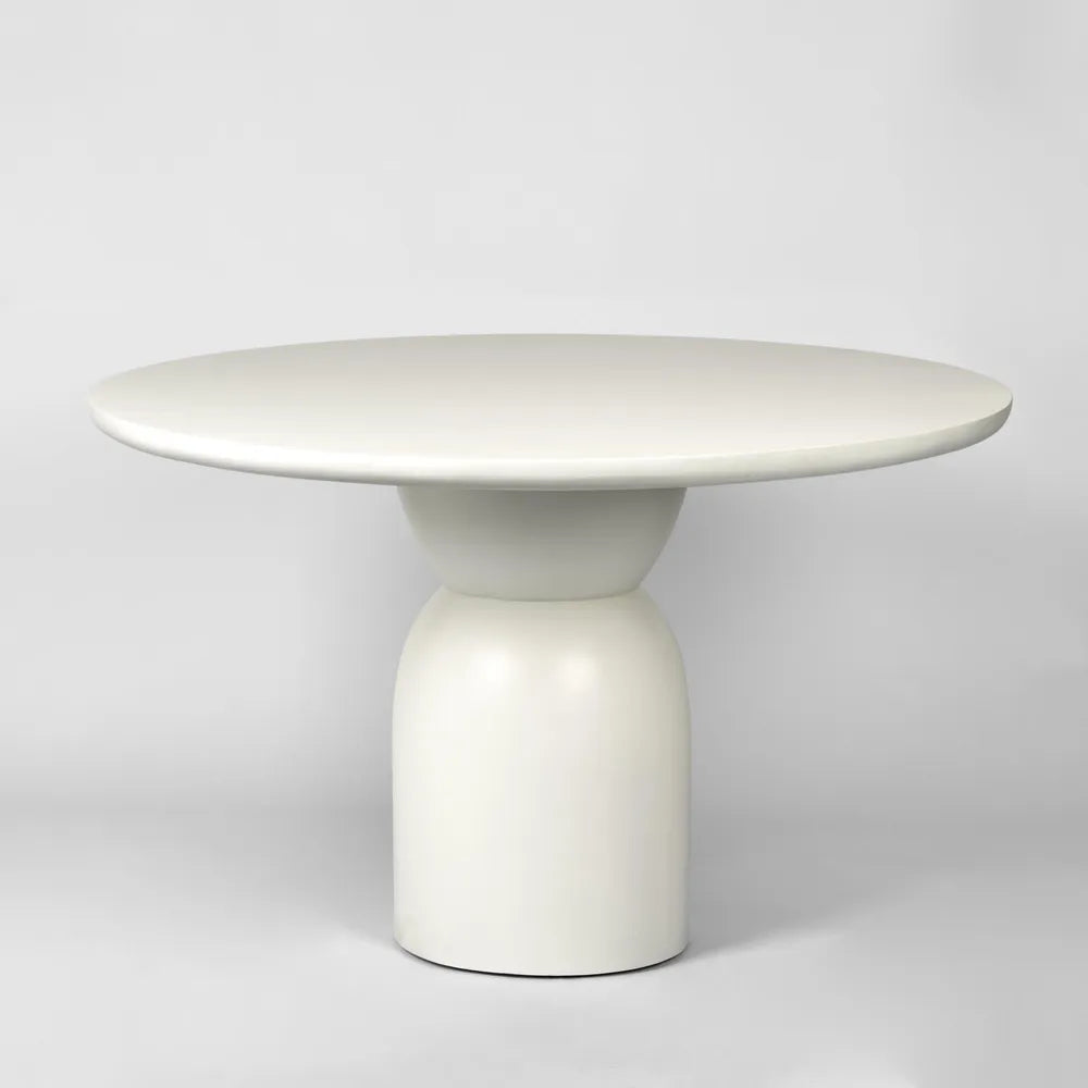 Olive Dining Table - Round - White