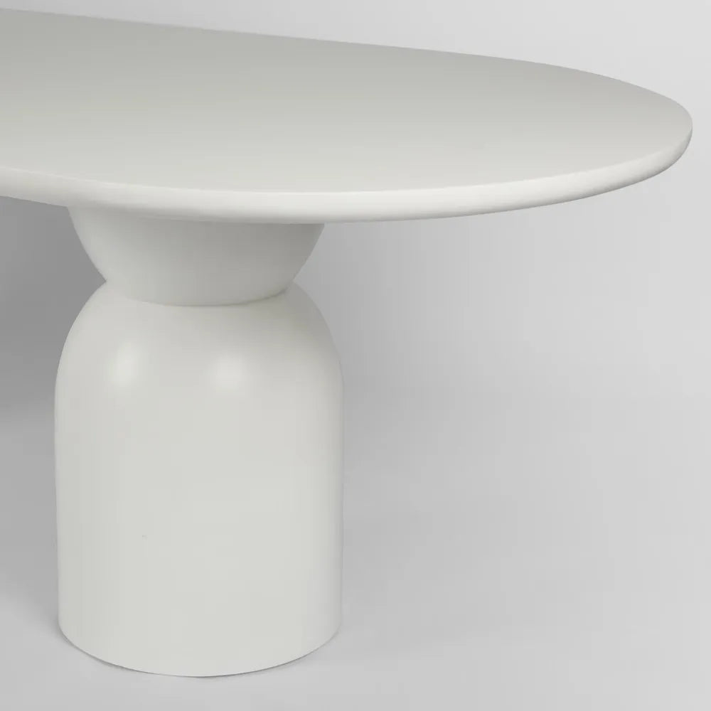 Olive Dining Table - Oval - White