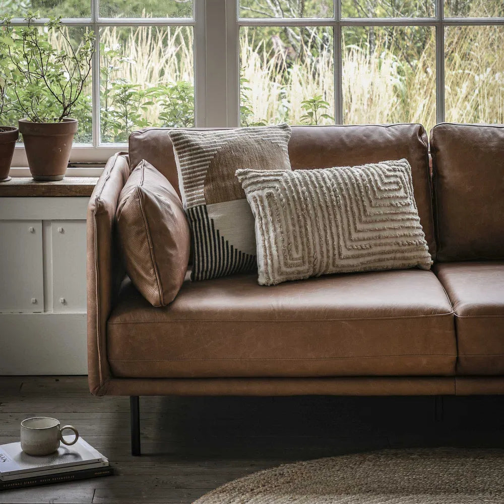 Wigmore Sofa - Brown Leather