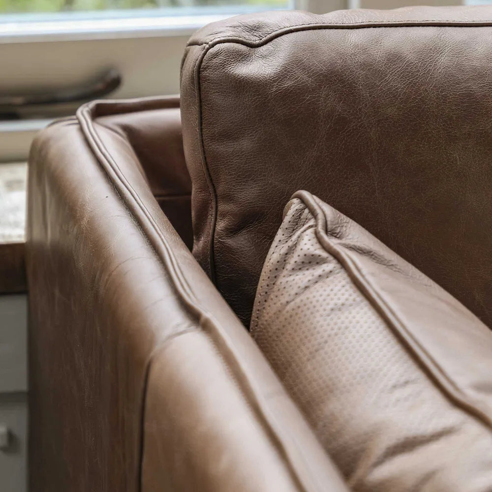 Wigmore Sofa - Brown Leather