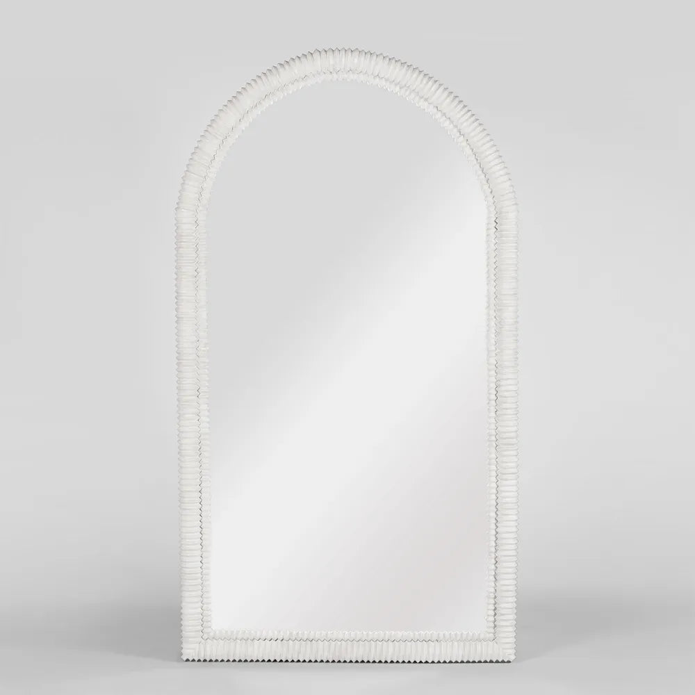 Cloverley Floor Mirror -White