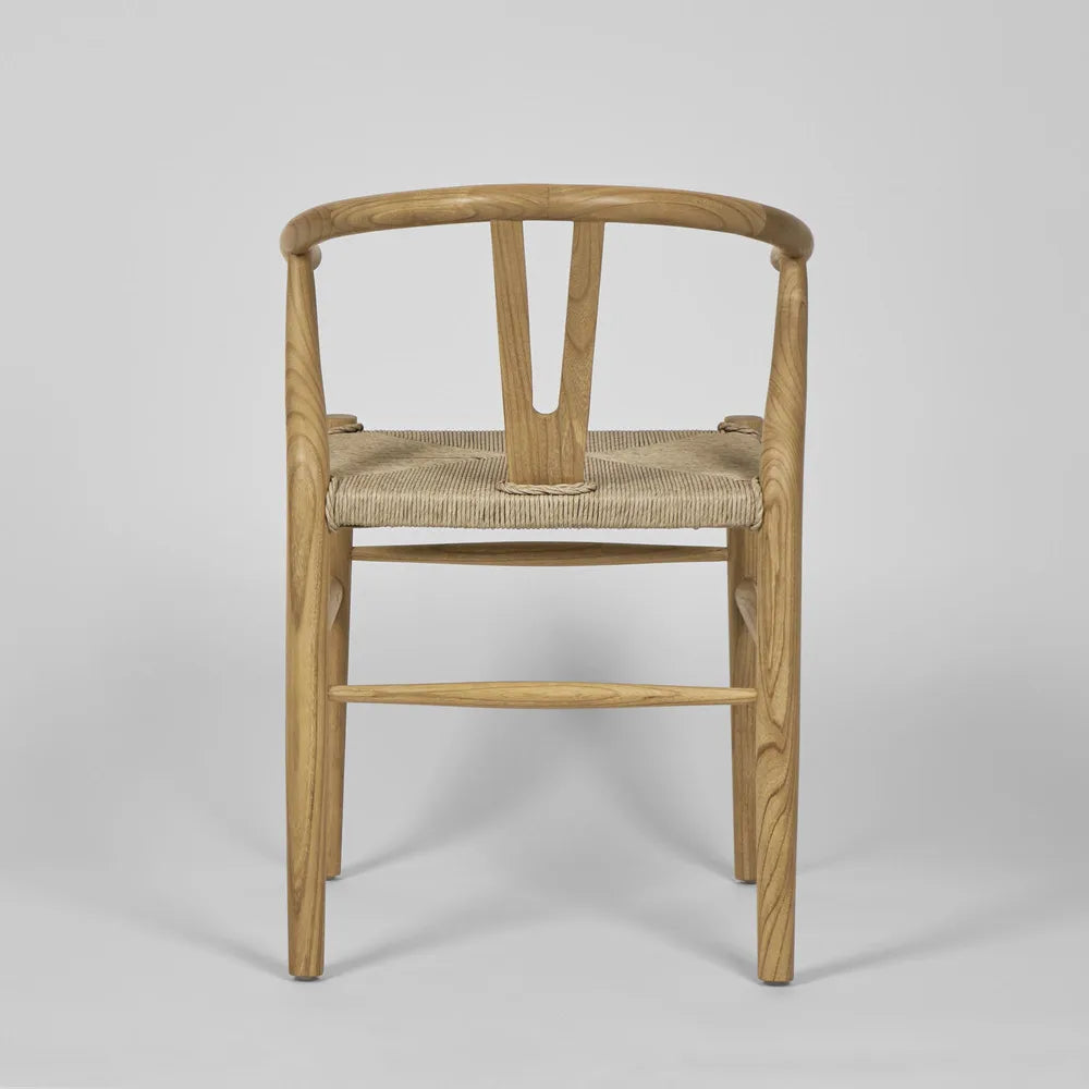 Arc Wishbone Chair - Natural