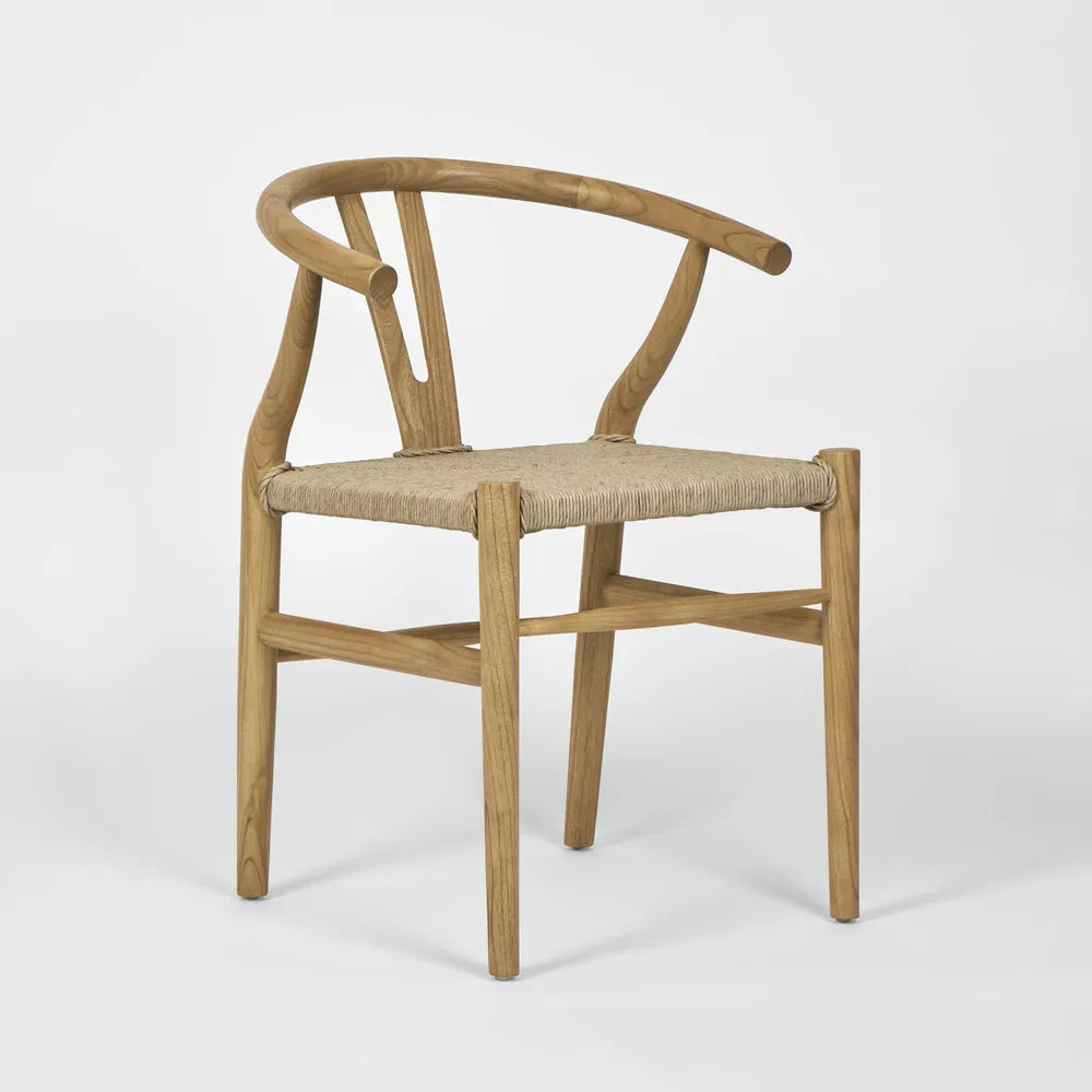 Arc Wishbone Chair - Natural