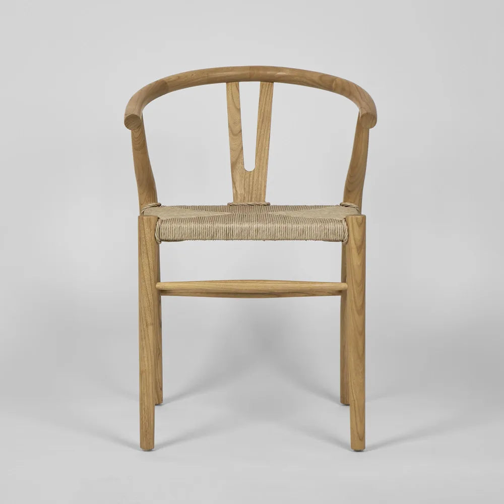 Arc Wishbone Chair - Natural