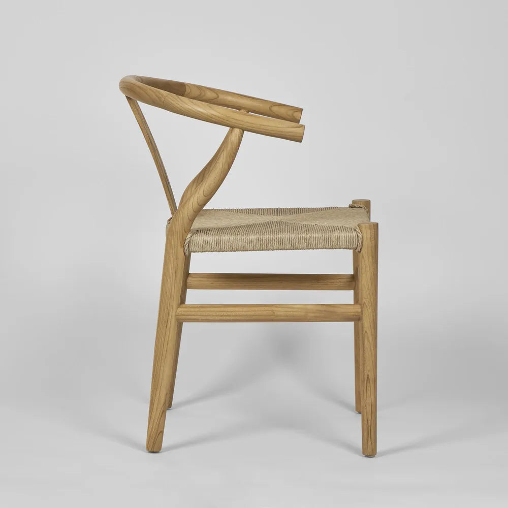 Arc Wishbone Chair - Natural