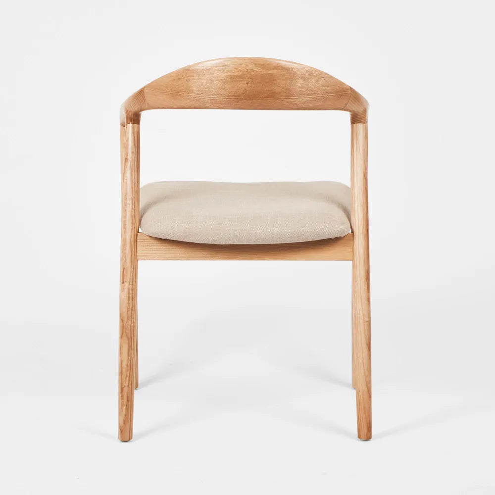 Mason Dining Chair - Ash/Natural Fabric