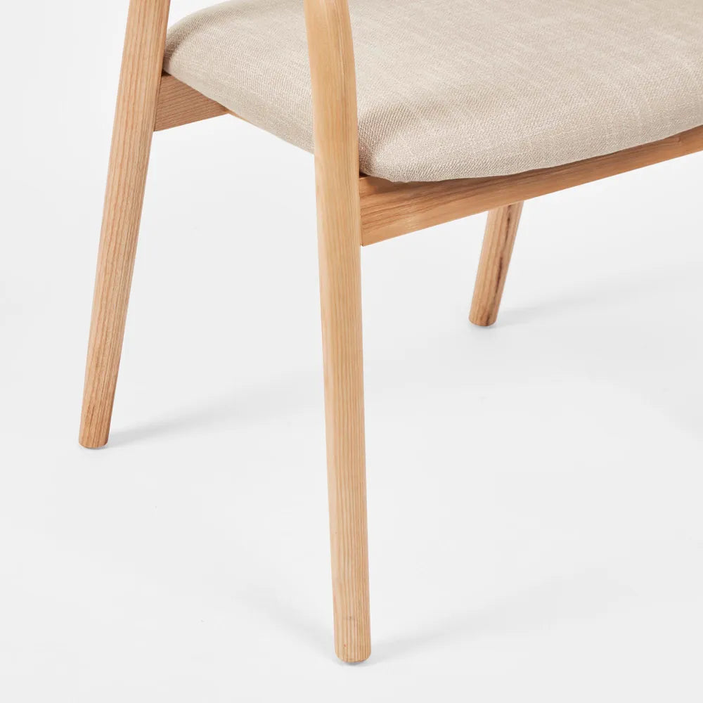 Mason Dining Chair - Ash/Natural Fabric