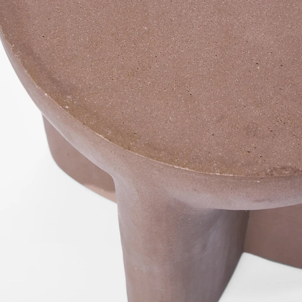 Vassili Side Table - Clay