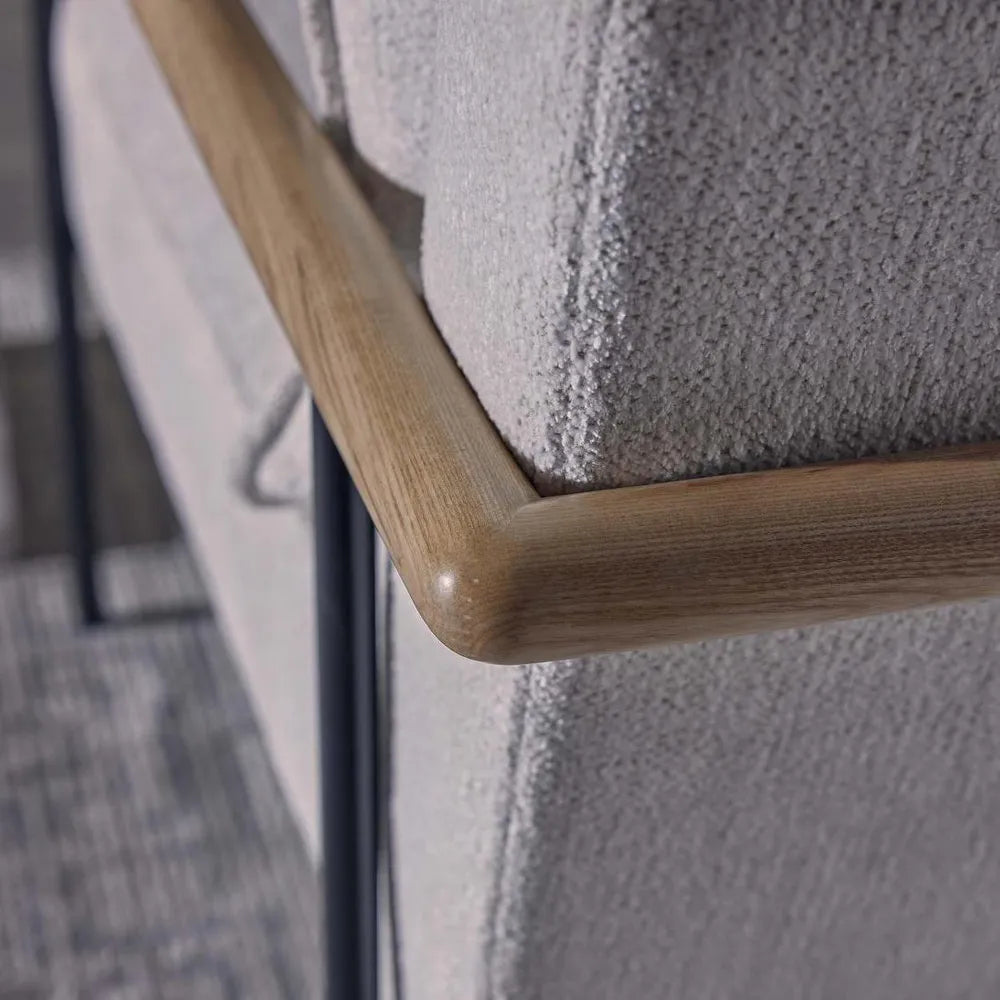 Liam Armchair - Ivory/Natural