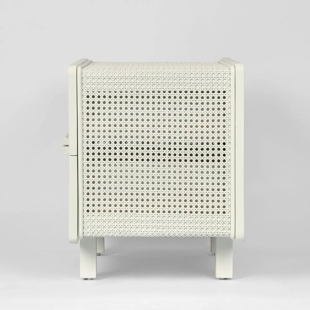 Hayme Bedside Table - Chalk