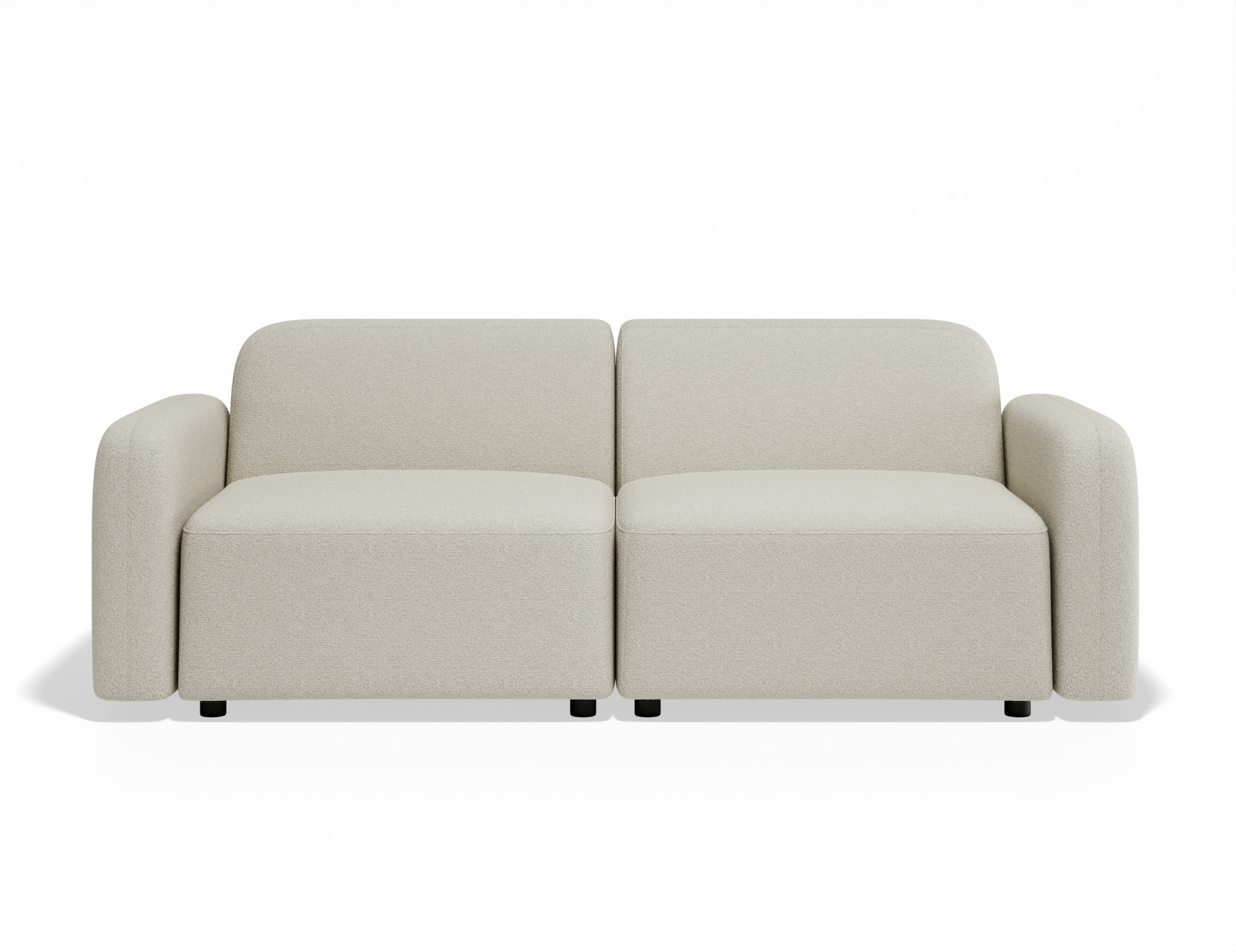 Atticus Modular Sofa - Ivory Cream Fabric