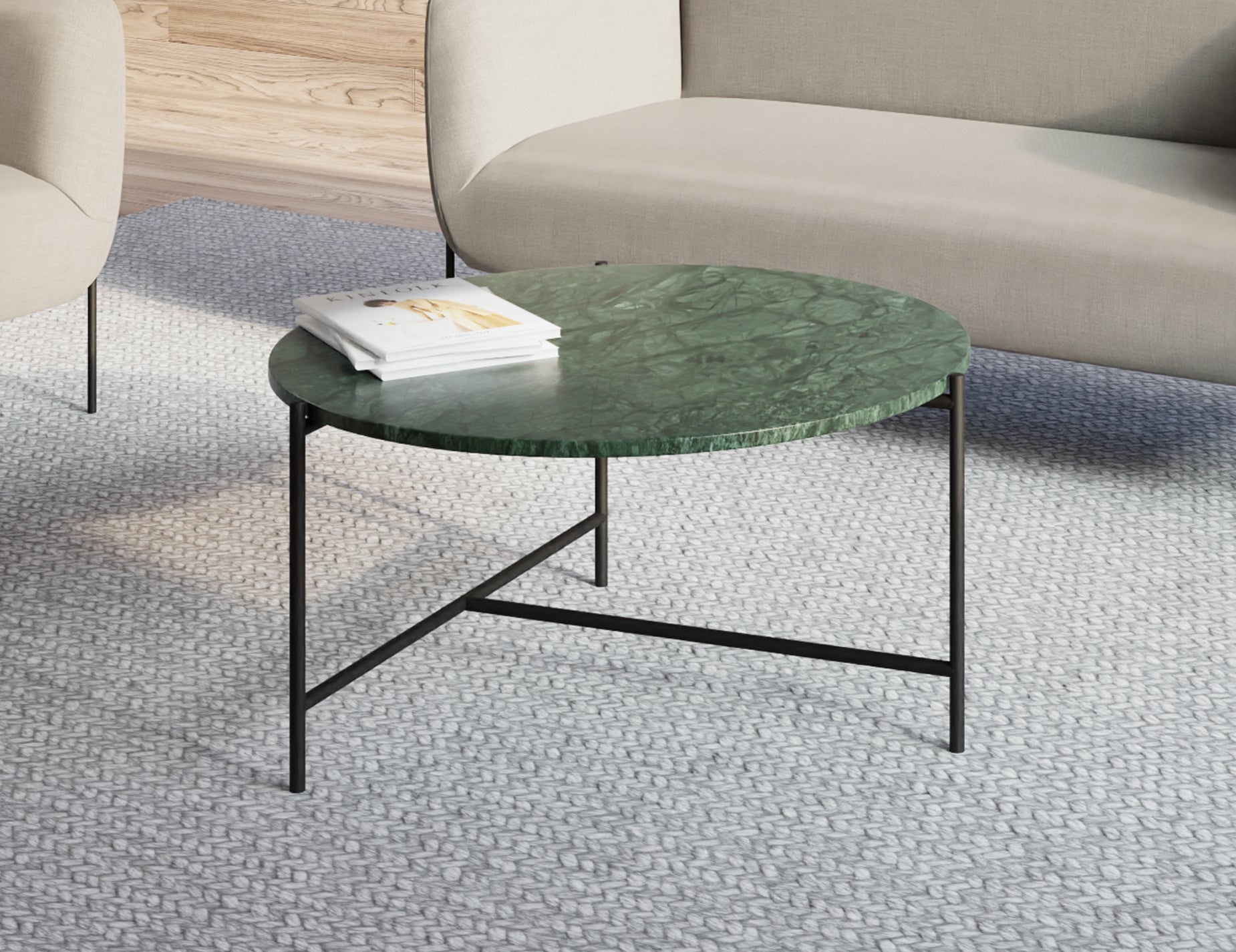 Nexus Marble Round Coffee Table