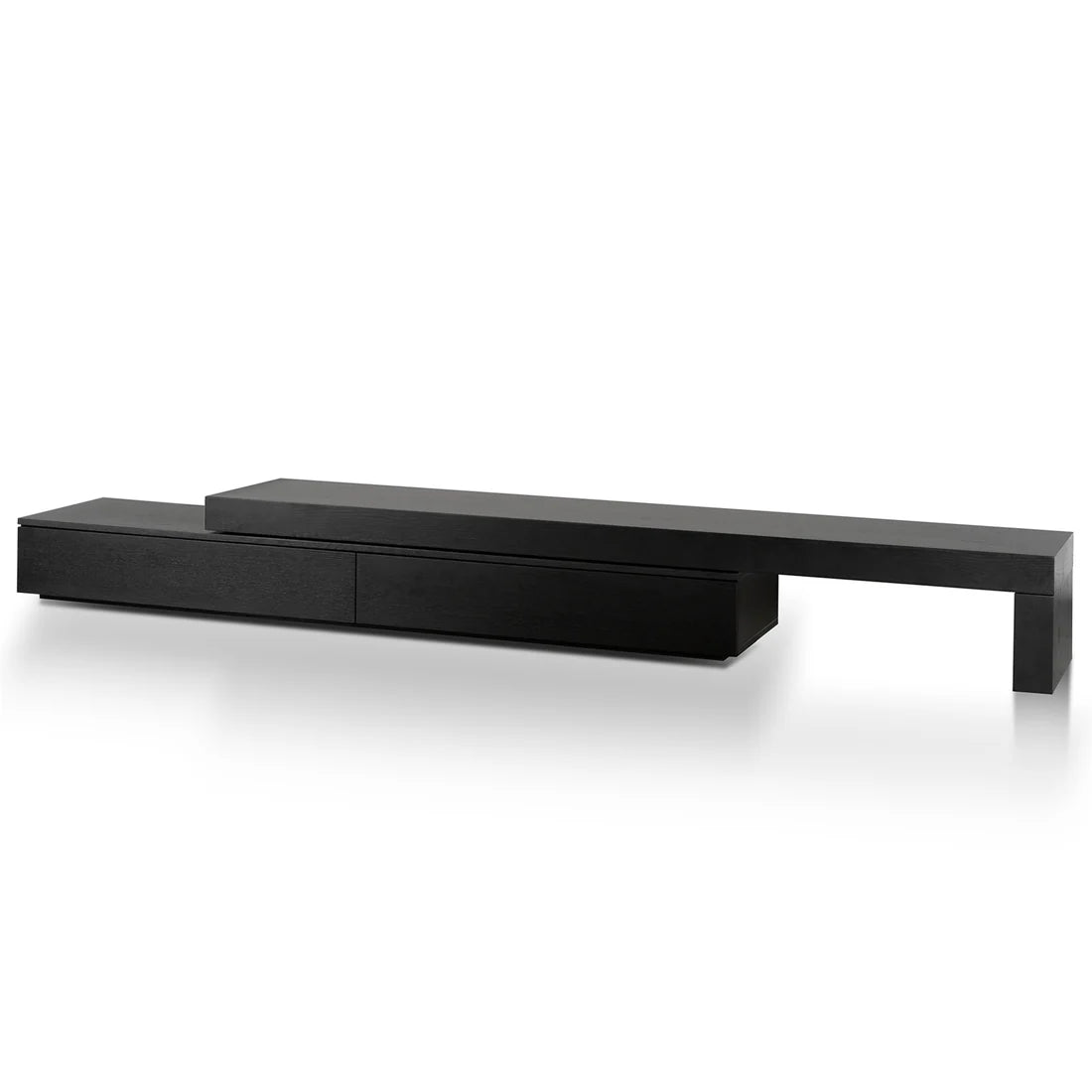 Katherine Extendable Entertainment TV Unit - Black Oak