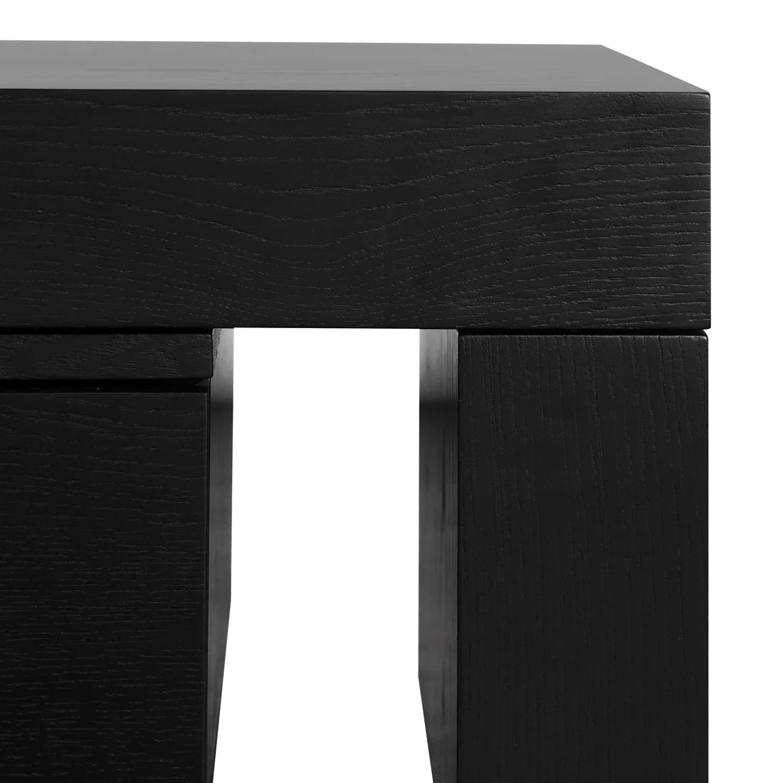 Katherine Extendable Entertainment TV Unit - Black Oak