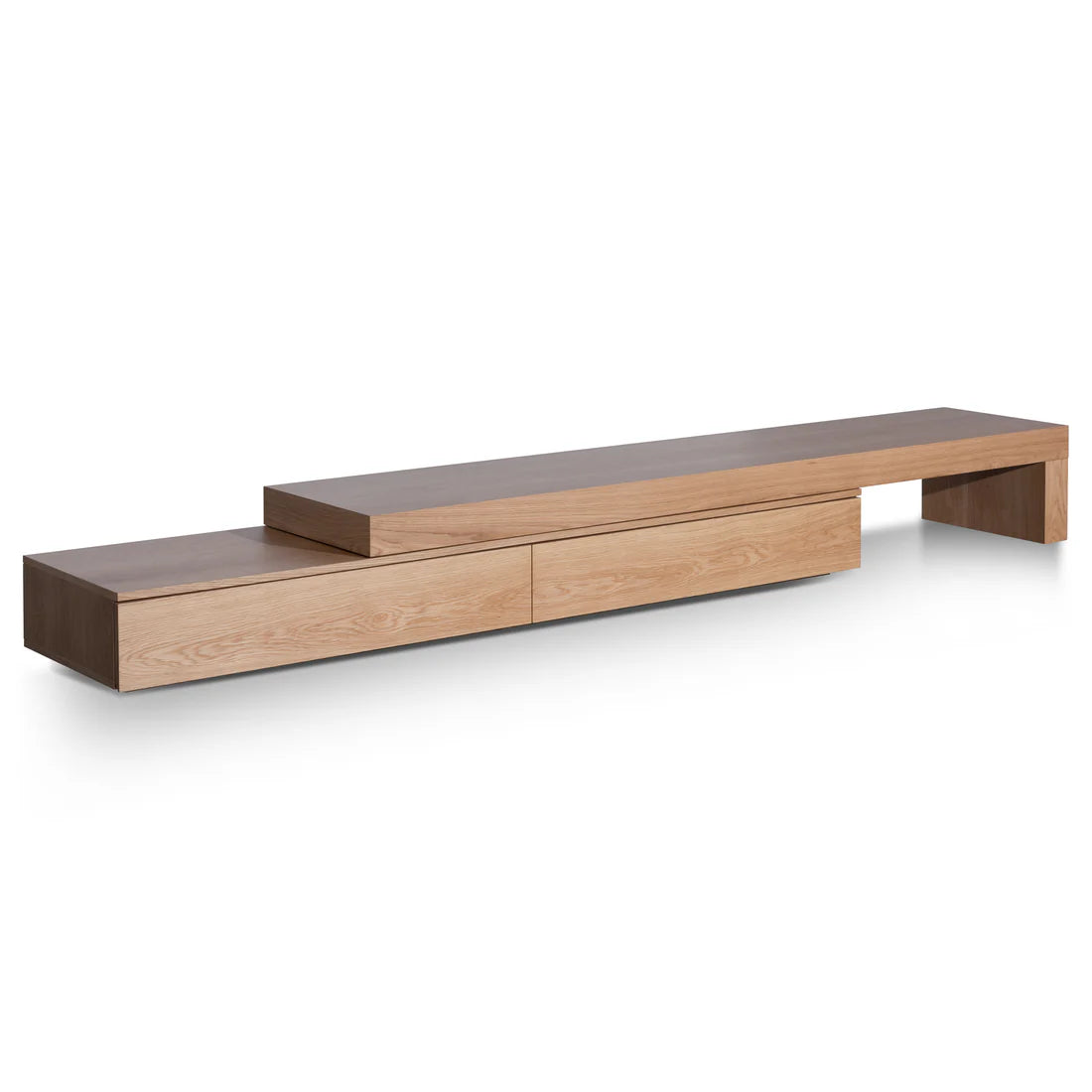 Katherine Extendable Entertainment TV Unit - Natural Oak