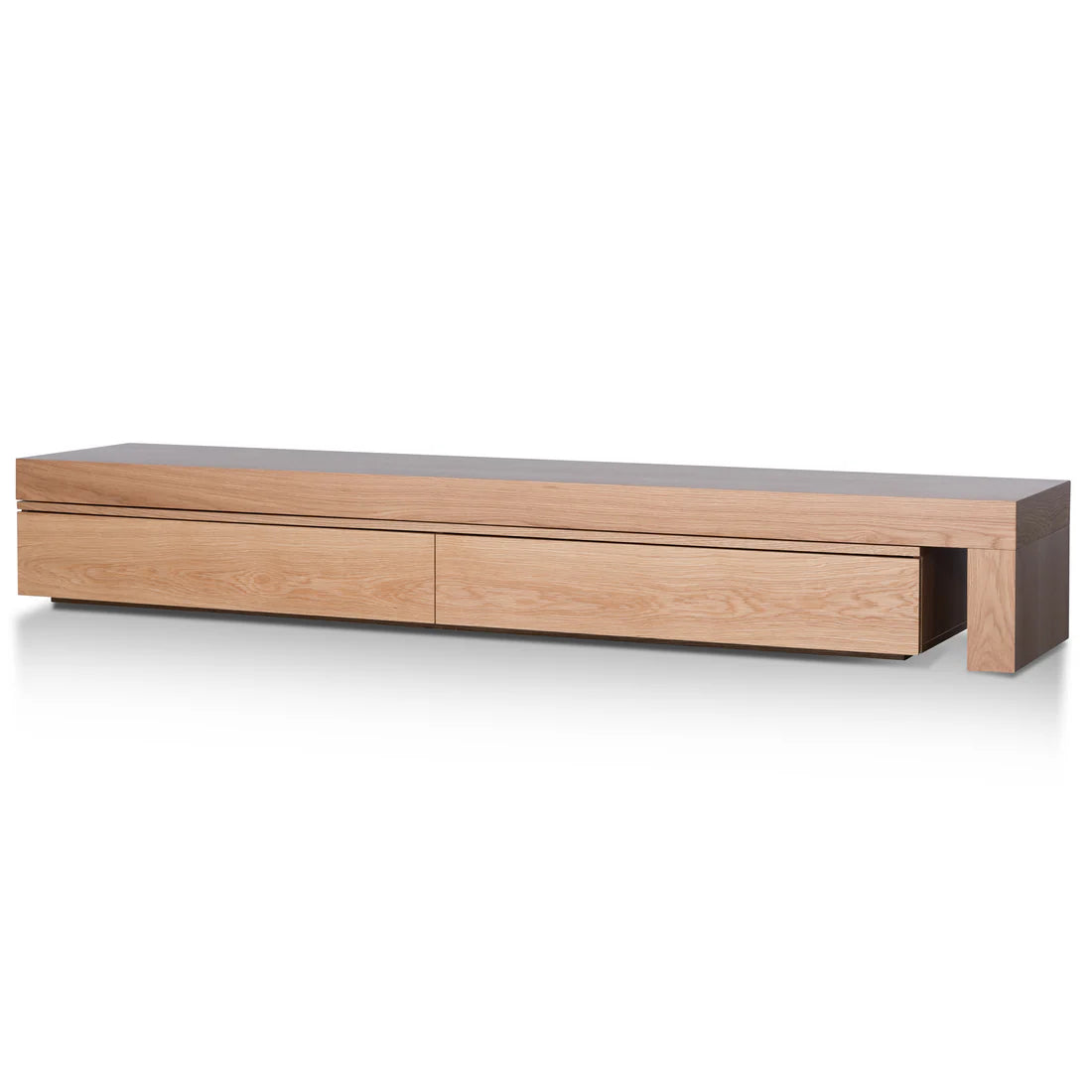 Katherine Extendable Entertainment TV Unit - Natural Oak