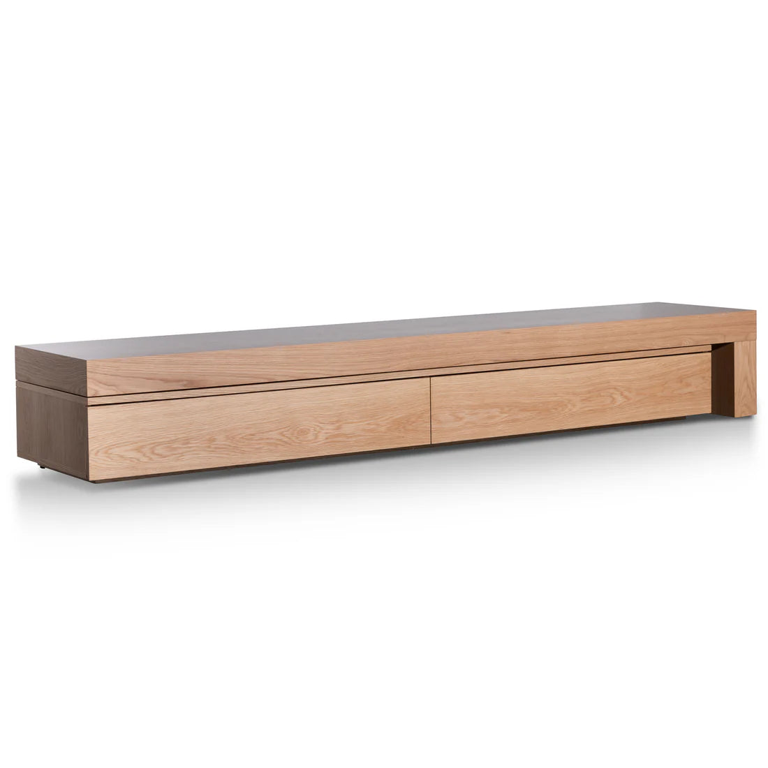 Katherine Extendable Entertainment TV Unit - Natural Oak