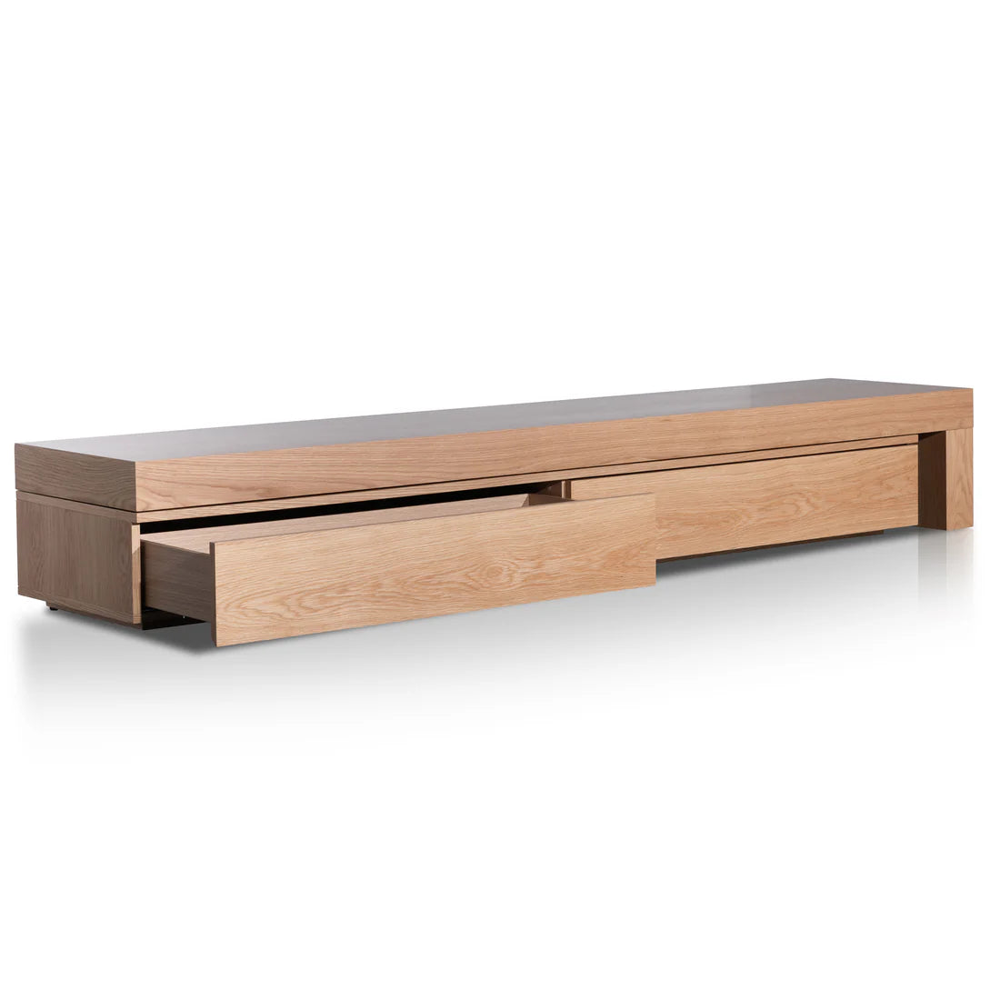 Katherine Extendable Entertainment TV Unit - Natural Oak