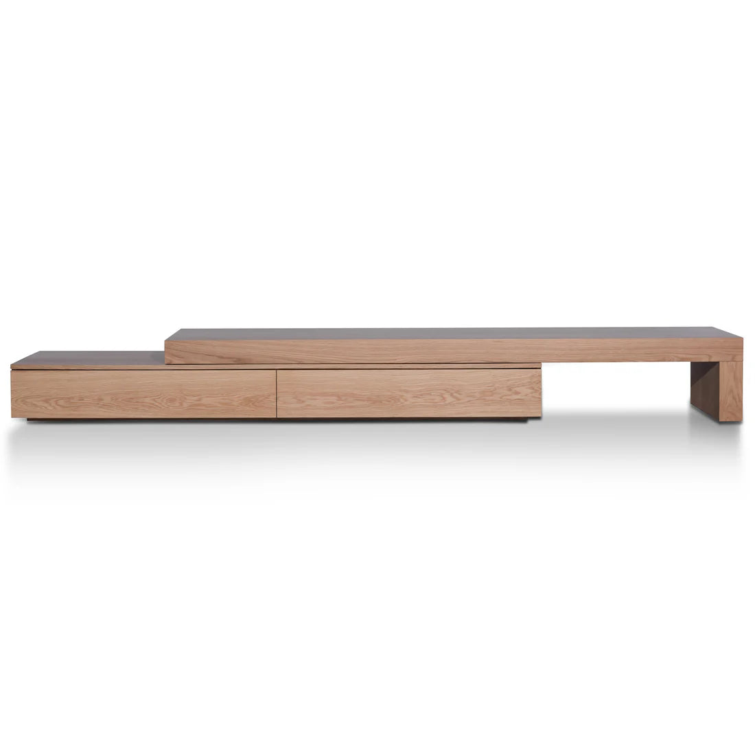 Katherine Extendable Entertainment TV Unit - Natural Oak