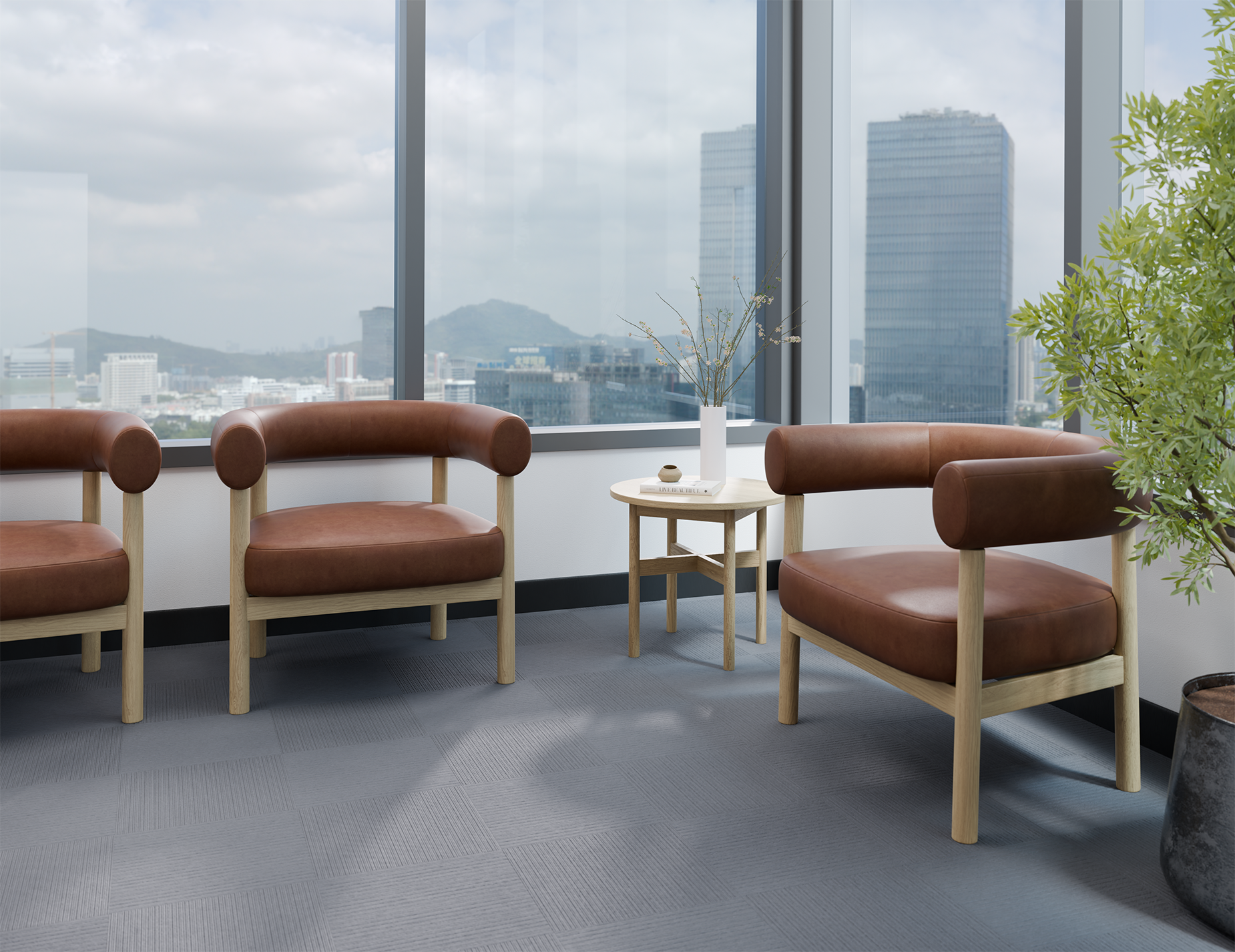 Marlowe Occasional Chair - Solid Oak