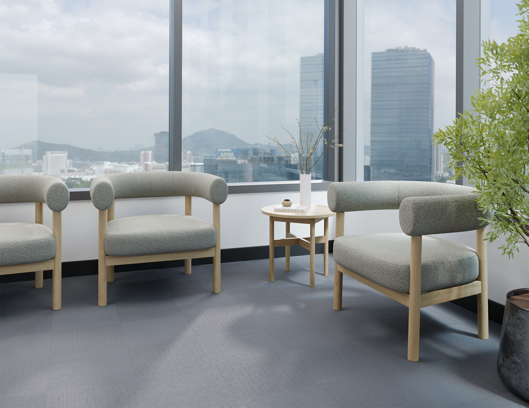 Marlowe Occasional Chair - Solid Oak