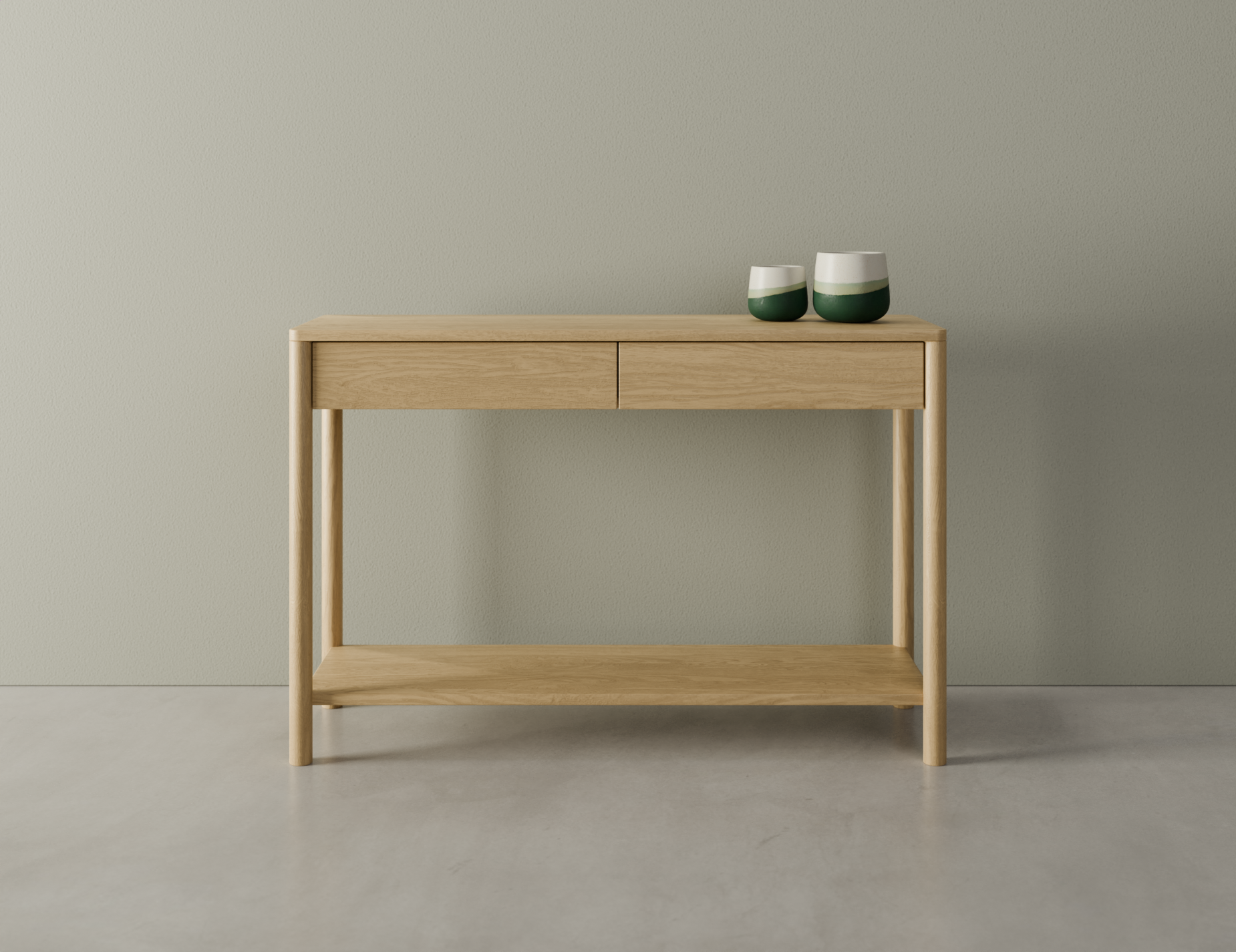 Nordica Solid Oak Console Table