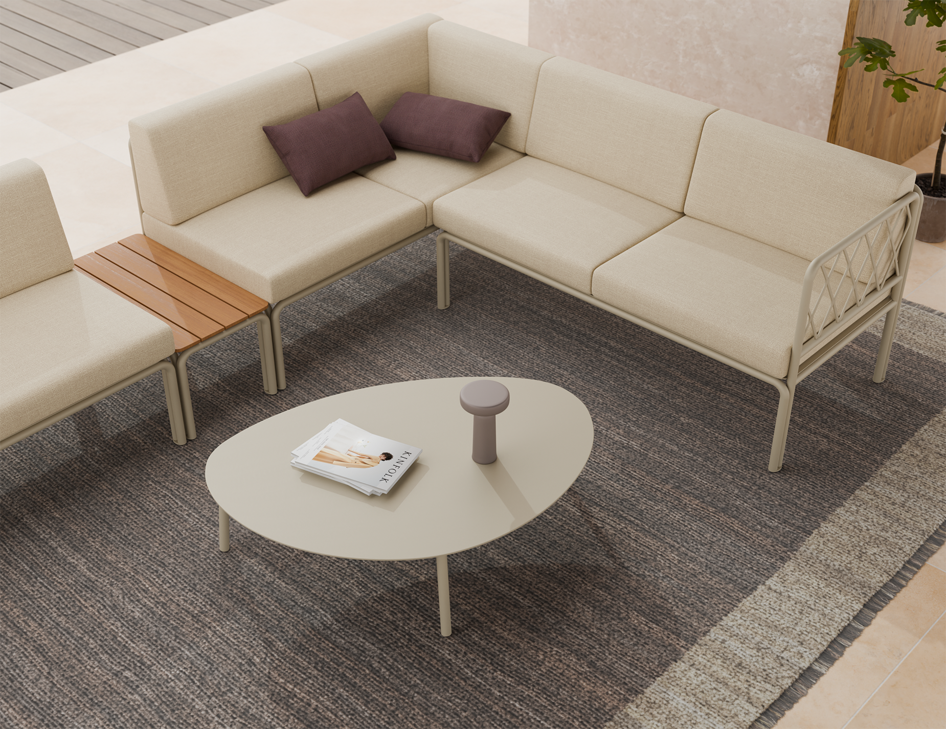 Cetara Coffee Table - Outdoor