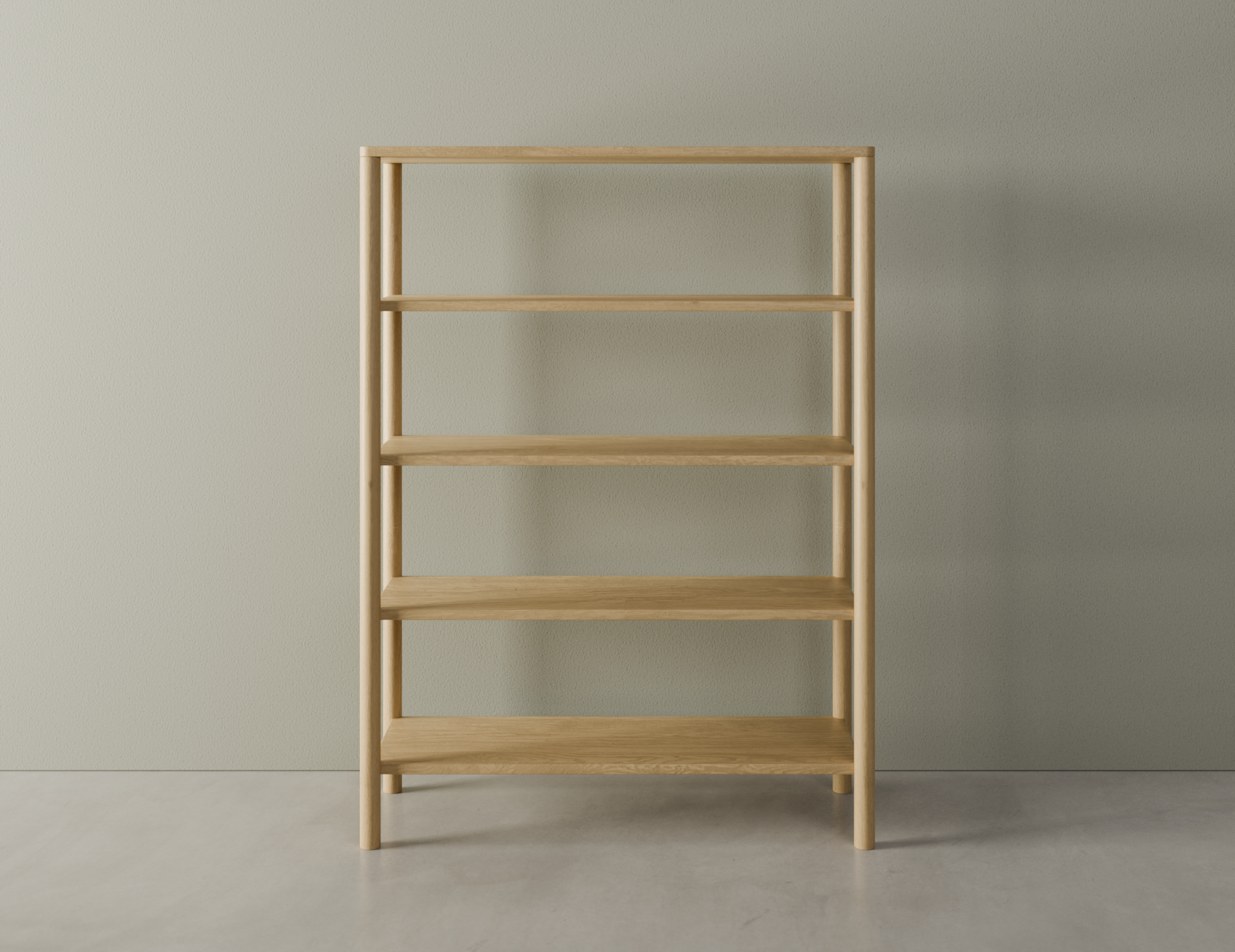 Nordica Solid Oak Bookshelf