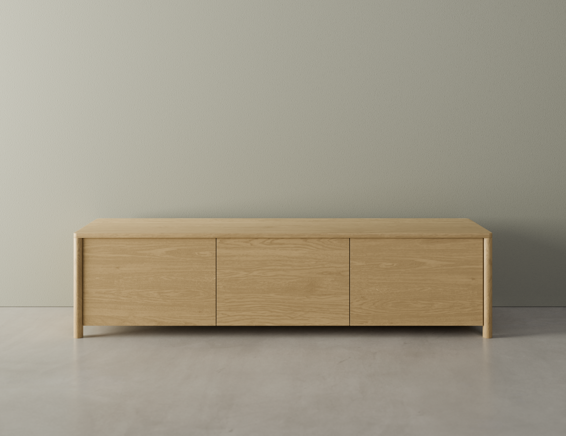 Nordica Solid Oak TV Unit - 180cm