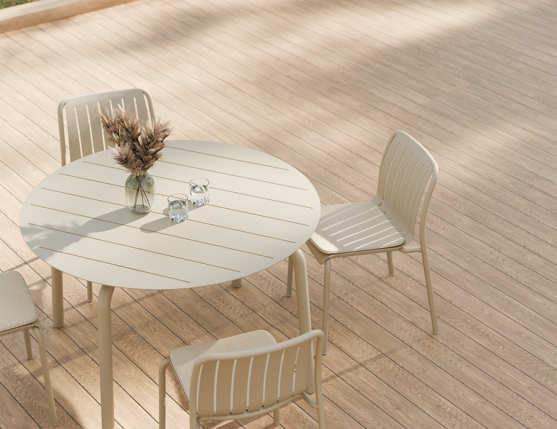 Roku Round Dining Table - Outdoor