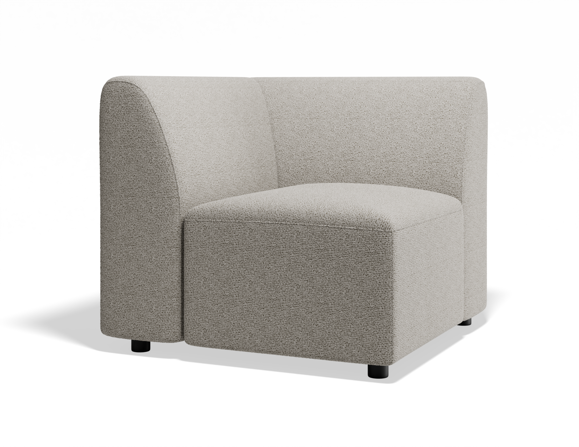 Atticus Modular Sofa Section - Corner - Oyster Fabric