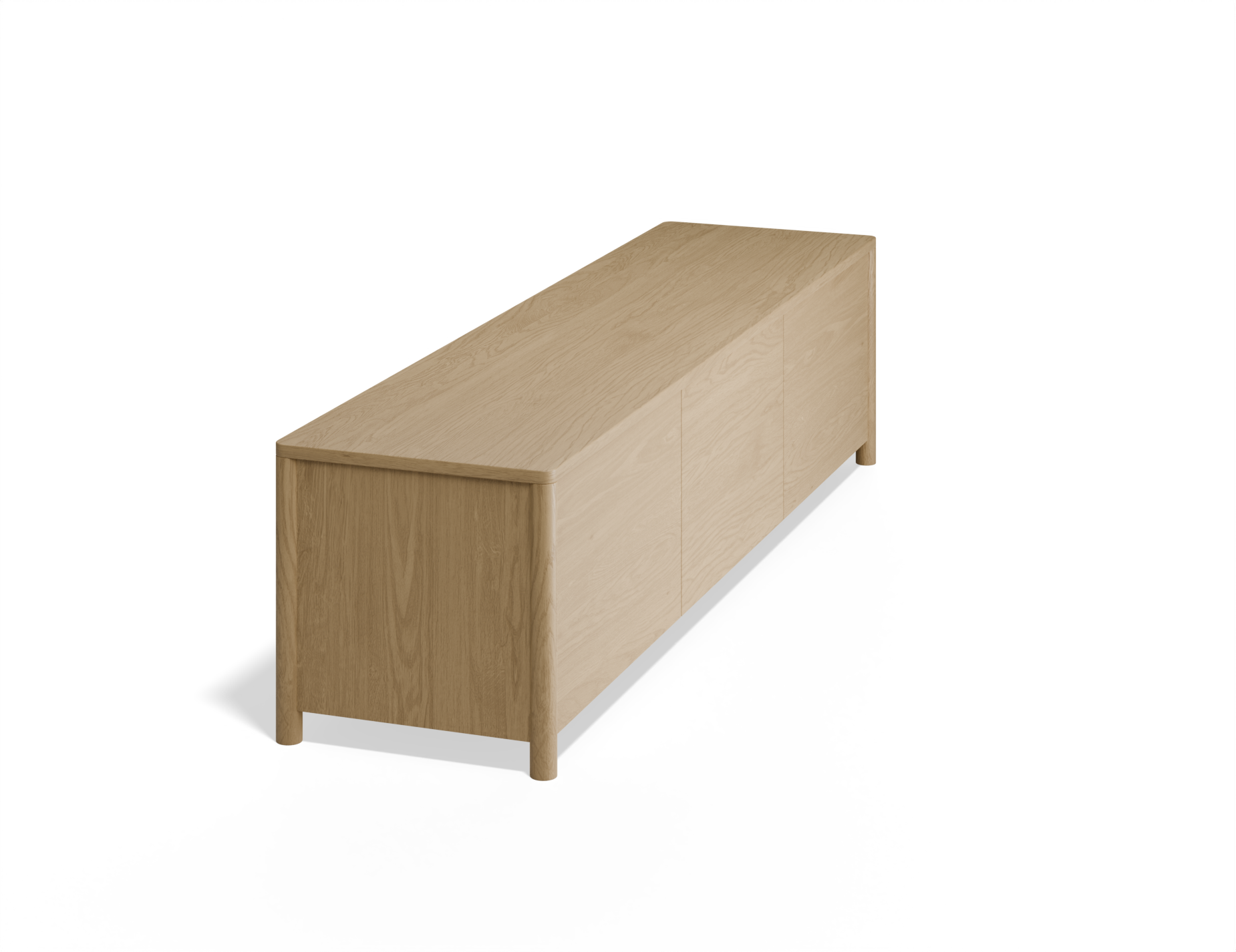 Nordica Solid Oak TV Unit - 180cm