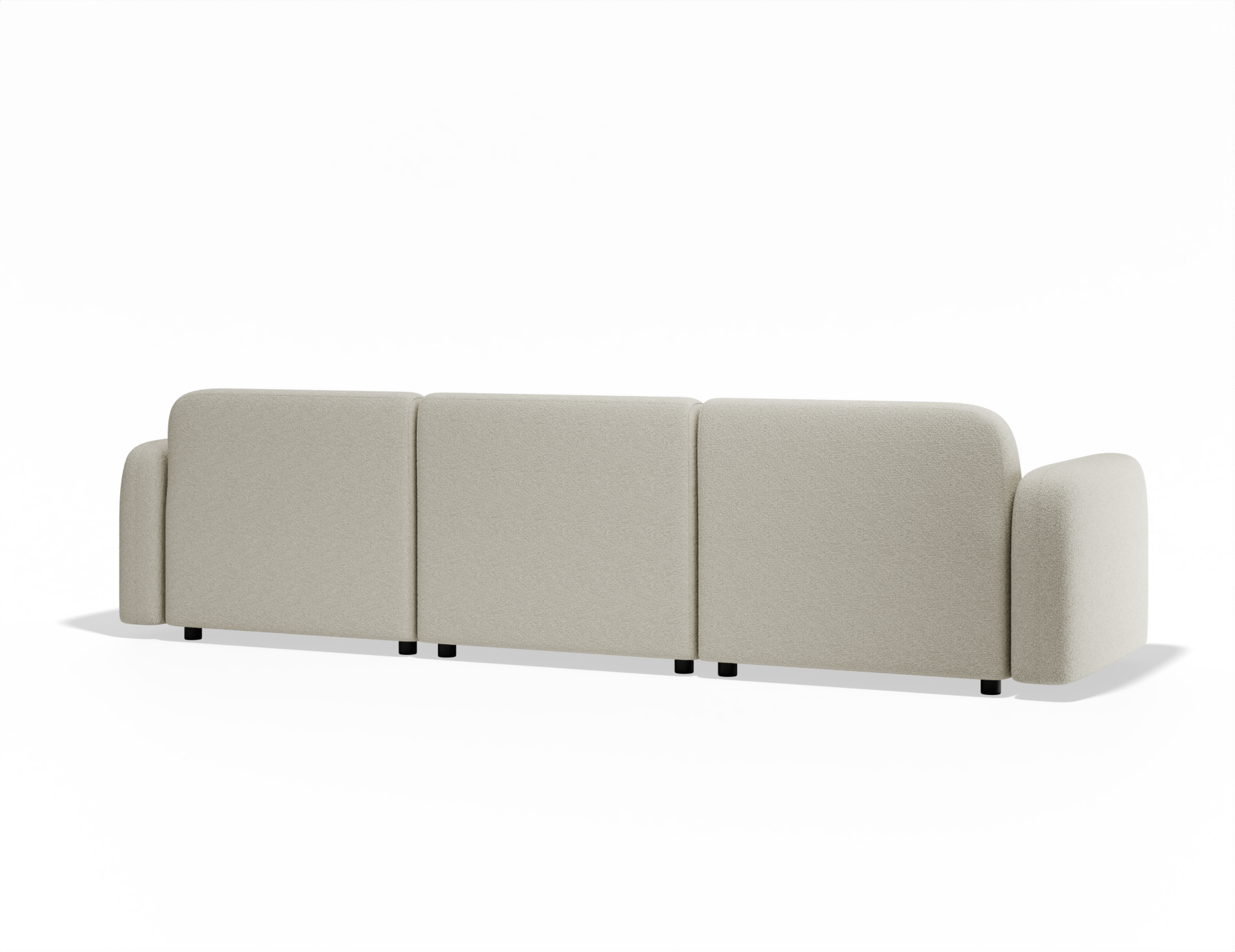 Atticus Modular Sofa - Ivory Cream Fabric