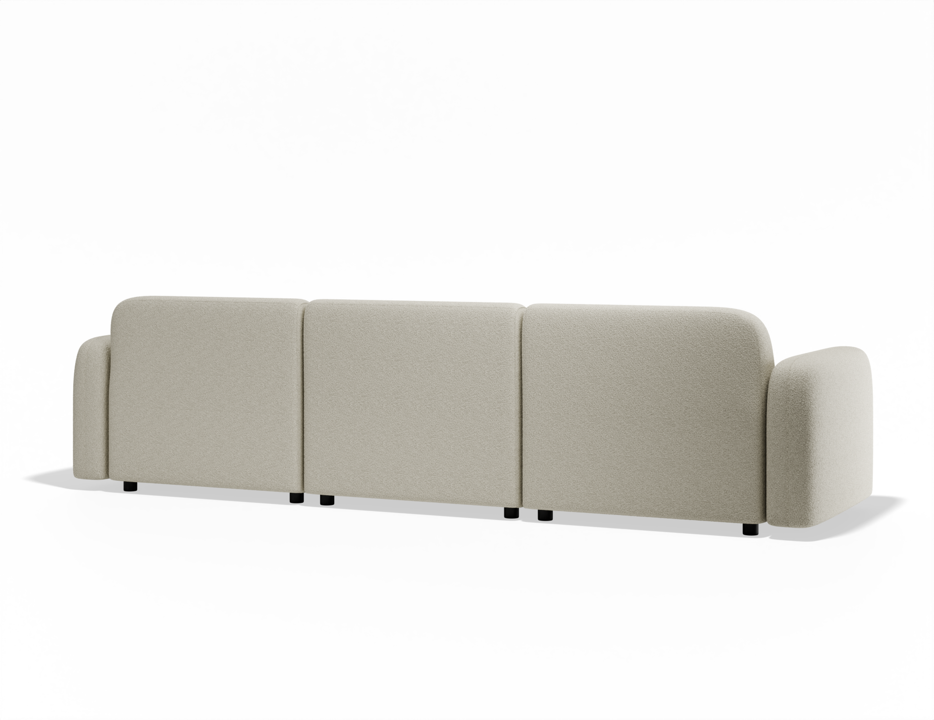 Atticus Modular Sofa - Ivory Cream Fabric